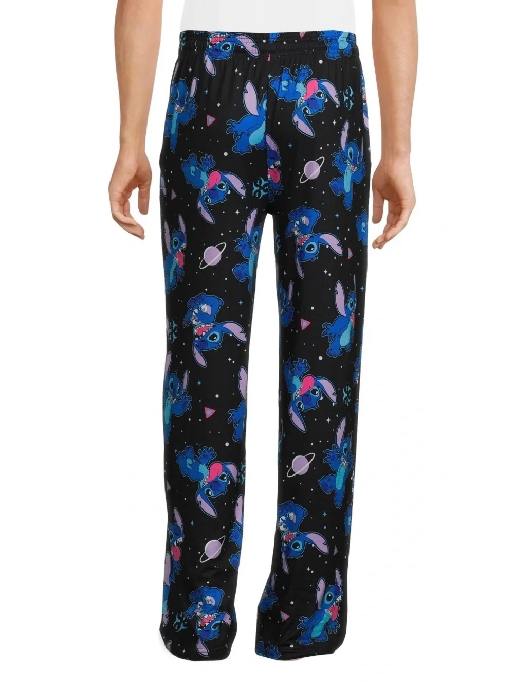Stitch In Space Adult Men's Apparel, All Over Print Graphic Sleep Pant